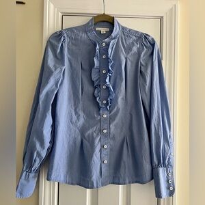 Banana Republic Ruffled Front Shirt